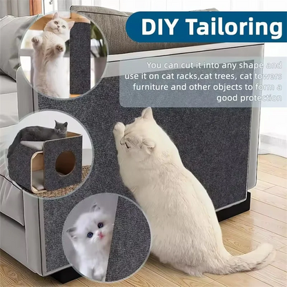 Self-Adhesive Carpet Cats Scratch Board Wall Anti Cat Scratch Sofa DIY