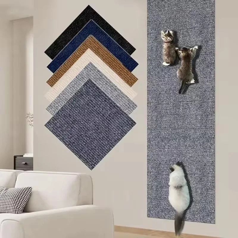 Self-Adhesive Carpet Cats Scratch Board Wall Anti Cat Scratch Sofa DIY